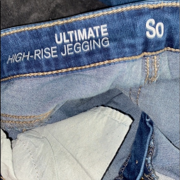 Blue Low Rise Jeans - Picture 3 of 4
